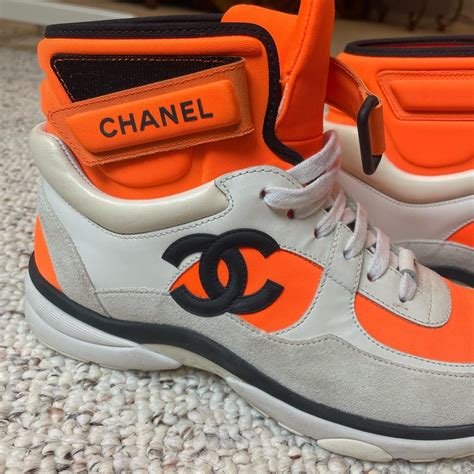 chanel sneakers dames oranje|chanel sandals.